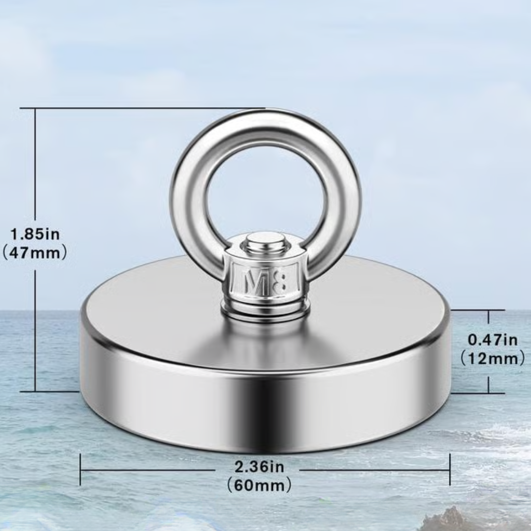 Magnet de Pêche Antirouille Haute Résistance