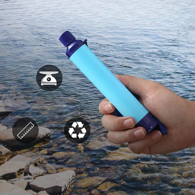 Paille purificatrice d'eau