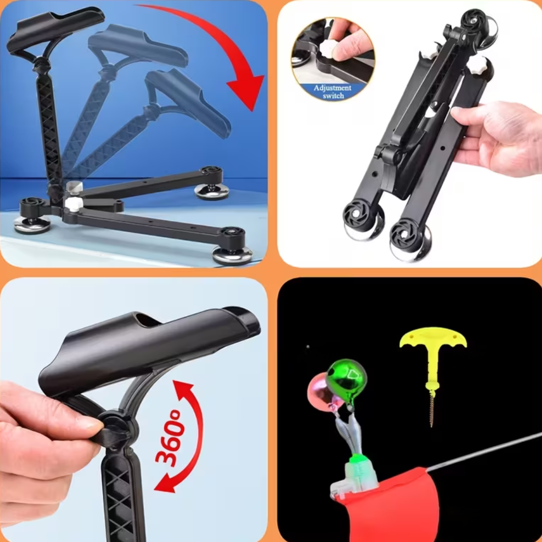 Support de Canne à Pêche Automatique Haute Stabilité