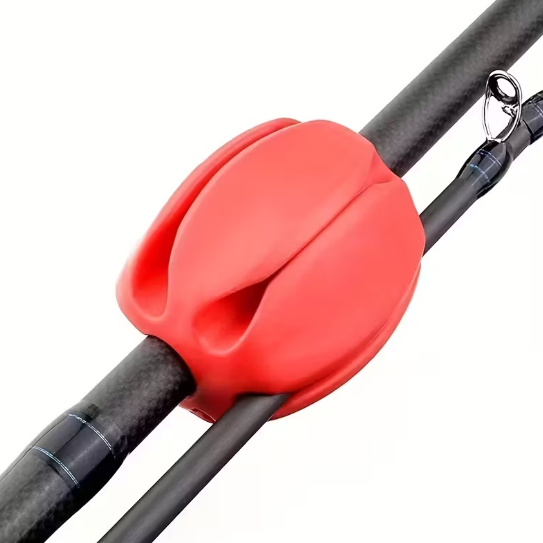 Fixateur Élastique pour Cannes à Pêche