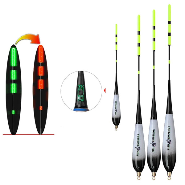 Matériel De Pêche,Lot De 10 Flotteurs De Pêche électriques