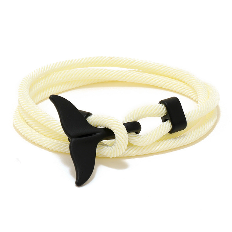 Bracelet Nautique "WhaleTail"