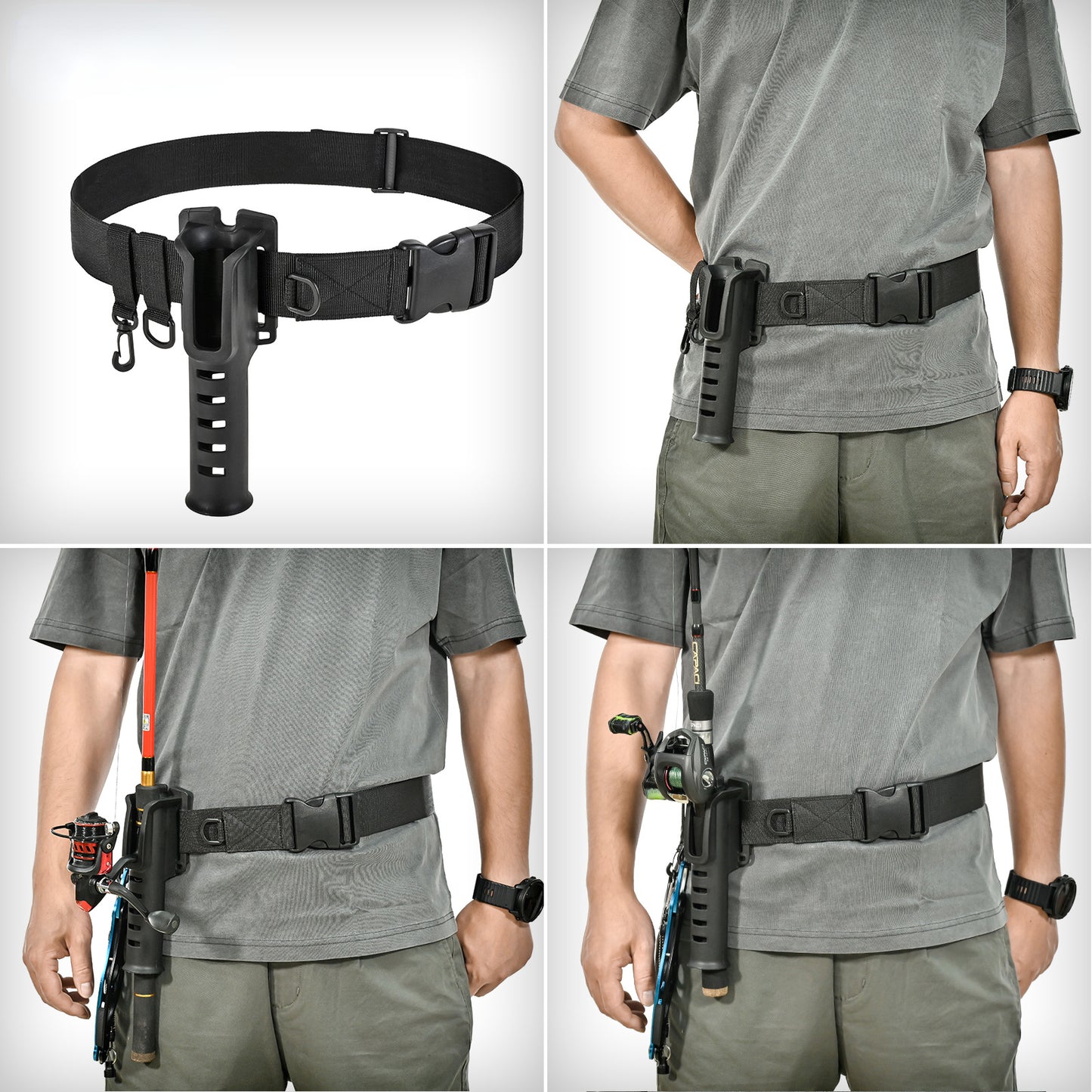 Ceinture porte-canne à pêche "MaxiBelt"