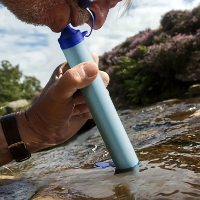 Paille purificatrice d'eau