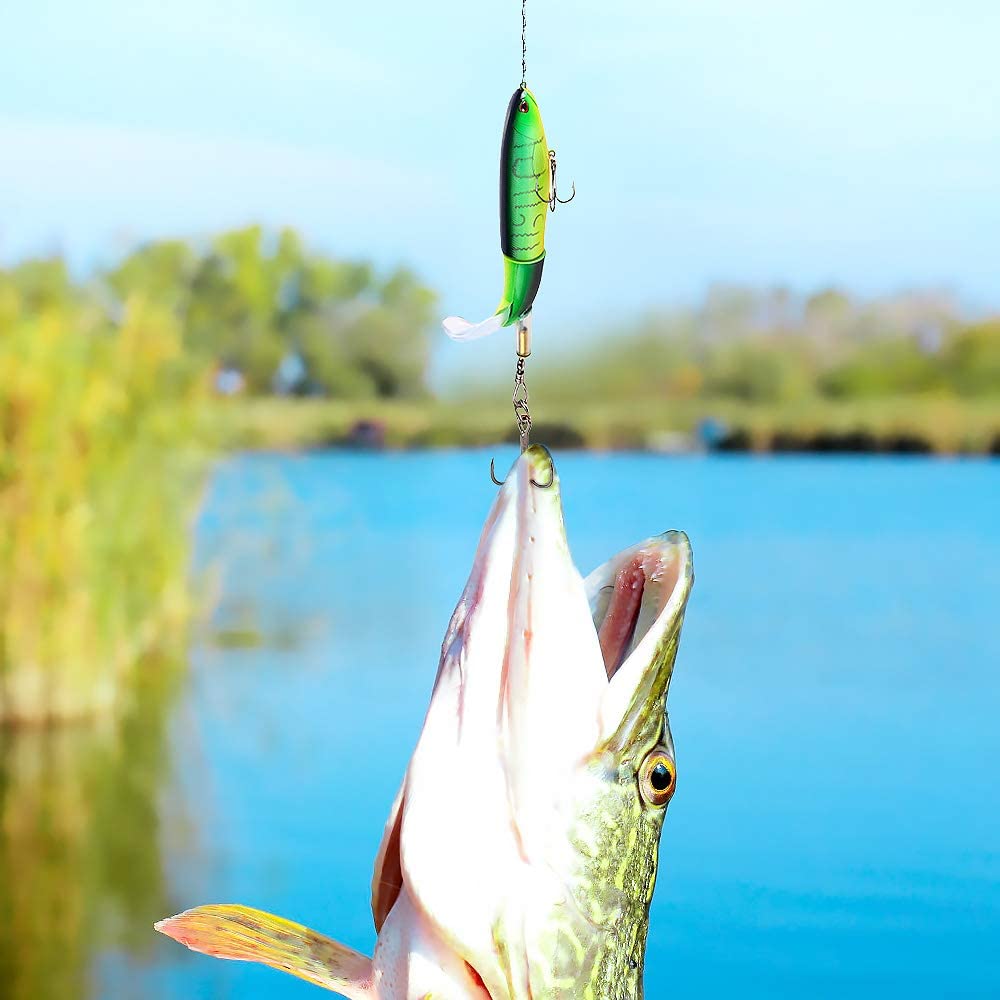 Leurre à queue rotative "Plopper"